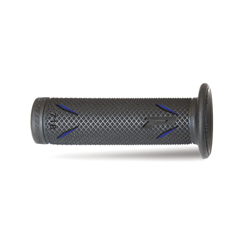PROGRIP MANETKI PG718 ROAD (22+25MM, DŁ.122MM) KOLOR CZARNY / NIEBIESKI (DWUSKŁADNIKOWE) (718-150)