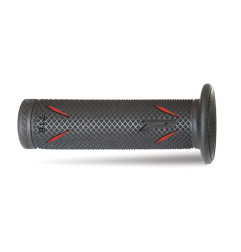 PROGRIP MANETKI PG718 ROAD (22+25MM, DŁ.122MM) KOLOR CZARNY / CZERWONY (DWUSKŁADNIKOWE) (718-149)