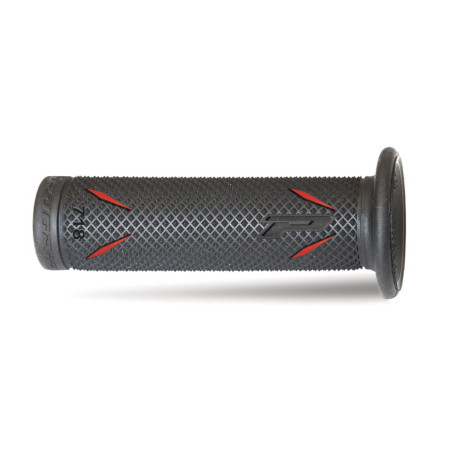 PROGRIP MANETKI PG718 ROAD (22+25MM, DŁ.122MM) KOLOR CZARNY / CZERWONY (DWUSKŁADNIKOWE) (718-149)