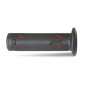 PROGRIP MANETKI PG718 ROAD (22+25MM, DŁ.122MM) KOLOR CZARNY / CZERWONY (DWUSKŁADNIKOWE) (718-149)