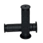 EMGO MANETKI (GRIPY) WZÓR HONDA 22+25MM DŁUGOŚĆ 128MM ( OEM: 53165-390-780, 53166-390-780) KOLOR CZARNY (BEZ OTWORU)