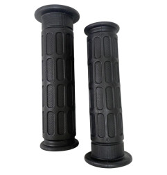 EMGO MANETKI (GRIPY) WZÓR HONDA 22+25MM DŁUGOŚĆ 128MM ( OEM: 53165-390-780, 53166-390-780) KOLOR CZARNY (BEZ OTWORU)