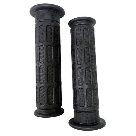EMGO MANETKI (GRIPY) WZÓR HONDA 22+25MM DŁUGOŚĆ 128MM ( OEM: 53165-390-780, 53166-390-780) KOLOR CZARNY (BEZ OTWORU)