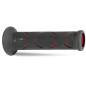 PROGRIP MANETKI PG717 ROAD (22+25MM, DŁ.122MM) KOLOR CZARNY/CZERWONY (DWUSKŁADNIKOWE) (717-149) (PG717/6)