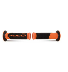 PROGRIP MANETKI PG732 ROAD (22+25MM, DŁ.125MM) KOLOR POMARAŃCZOWY FLUO/CZARNY (DWUSKŁADNIKOWE) (732-296) (PG732/9)