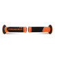 PROGRIP MANETKI PG732 ROAD (22+25MM, DŁ.125MM) KOLOR POMARAŃCZOWY FLUO/CZARNY (DWUSKŁADNIKOWE) (732-296) (PG732/9)