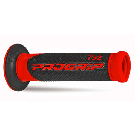PROGRIP MANETKI PG732 ROAD (22+25MM, DŁ.125MM) KOLOR CZERWONY/CZARNY (DWUSKŁADNIKOWE) (732-149) (PG732/6)