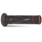 PROGRIP MANETKI PG838 ROAD (22+25MM, DŁ.122MM) KOLOR CZARNY/CZERWONY (DWUSKŁADNIKOWE) (838-149) (PG838/4)