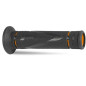 PROGRIP MANETKI PG838 ROAD (22+25MM, DŁ.122MM) KOLOR CZARNY/POMARAŃCZOWY (DWUSKŁADNIKOWE) (838-201) (PG838/1)
