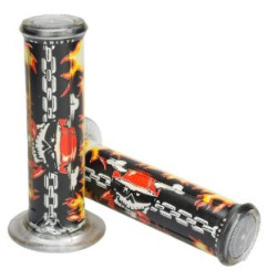 HARRI'S WYPRZEDAŻ MANETKI 01684-RA (120 MM/22 MM) BEZ OTWORU CZASZKI KOLOR CZARNY/ŻÓŁTY/CZERWONY