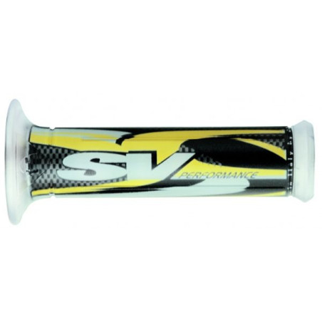 HARRI'S MANETKI 01687-SVG (130 MM/22 MM) Z OTWOREM KOLOR SZARY/CZARNY/ŻÓŁTY - WYPRZEDAŻ