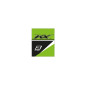 BLACKBIRD NAKŁADKI OCHRONNE NA MANETKI LOGO KAWASAKI F ORAZ H 22 KOLOR ZIELONY CZARNY