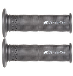 ARIETE MANETKI ROAD SUPER SOFT ESTORIL SUPER BIKE GEL (120 MM) Z OTWOREM KOLOR CZARNY BIAŁY (12)