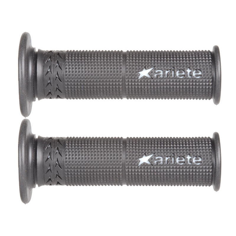 ARIETE MANETKI ROAD SUPER SOFT ESTORIL SUPER BIKE GEL (120 MM) Z OTWOREM KOLOR CZARNY BIAŁY (12)