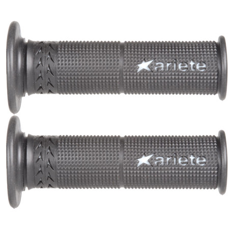 ARIETE MANETKI ROAD SUPER SOFT ESTORIL SUPER BIKE GEL (120 MM) Z OTWOREM KOLOR CZARNY BIAŁY (12)