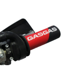 BLACKBIRD NAKŁADKI OCHRONNE NA MANETKI LOGO GAS GAS REPLICA TROPHY 22 KOLOR CZERWONY CZARNY