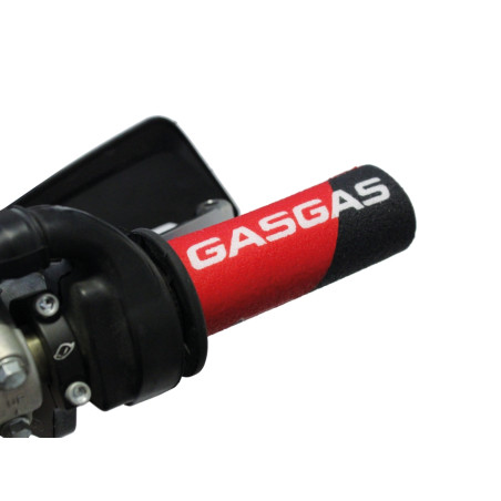 BLACKBIRD NAKŁADKI OCHRONNE NA MANETKI LOGO GAS GAS REPLICA TROPHY 22 KOLOR CZERWONY CZARNY