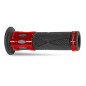 PROGRIP MANETKI PG728 ROAD ALU (22+25MM, DŁ.122MM) KOLOR CZERWONY (JEDNOSKŁADNIKOWE) (728-107) (PG728R)