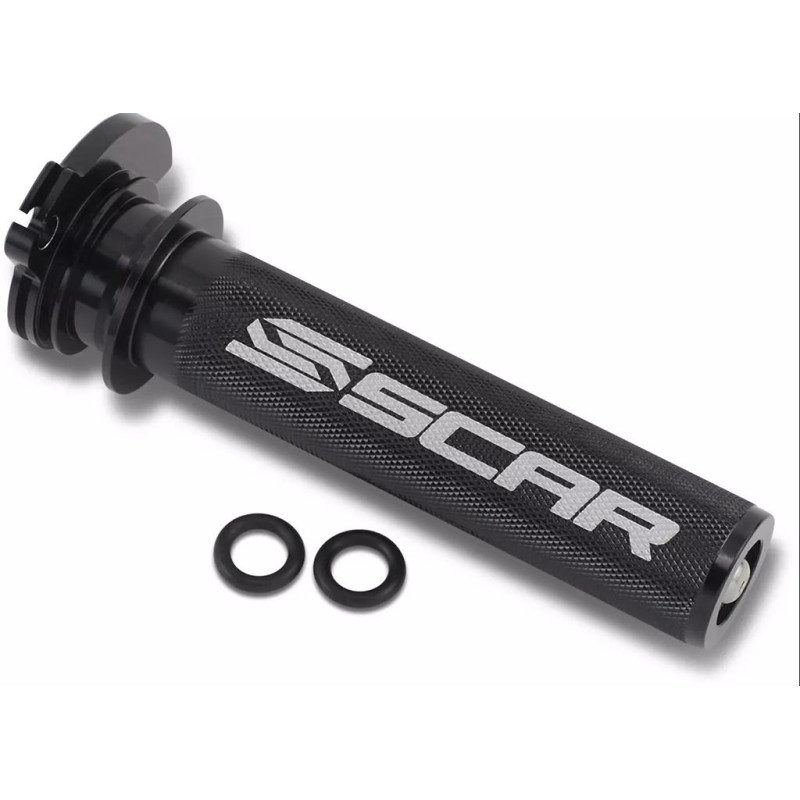 SCAR NOWY RACING ROLGAZ ALUMINIOWY Z ŁOŻYSKIEM SX 50 '12-'20, SX 65 '02-'20, HUSQVARNA TC 50 / 65 '17-'20 KOLOR CZARNY