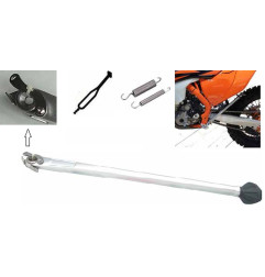 BUZZETTI STOPKA BOCZNA KTM EXC/EXCF '17-20, HUSQVARNA FE/FX/TE '17-20 KOLOR SREBRNY (ALUMINIOWA) (OEM: 79003023044)