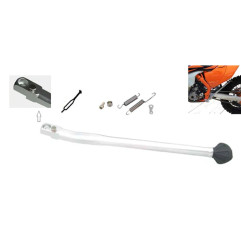 BUZZETTI STOPKA BOCZNA KTM EGS/EXC 125/200/250/300/380 '98-'07; EXC 450/520/525 '03-'07 SREBRNA (ALUMINIOWA)