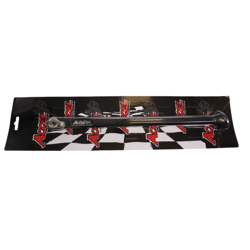 ACCEL STOPKA BOCZNA SUPERMOTO KTM EXC / EXC-F / XC / XC-W / XC-F '08-'15, HUSQVARNA FE / FX / TE '09-'16 KOLOR CZARNY