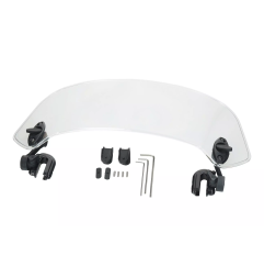 Deflektor motocyklowy do szyby przódej 26cm uniwersalny HLP przeźroczysty