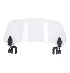 Deflektor motocyklowy do szyby przódej 26cm uniwersalny HLP przeźroczysty