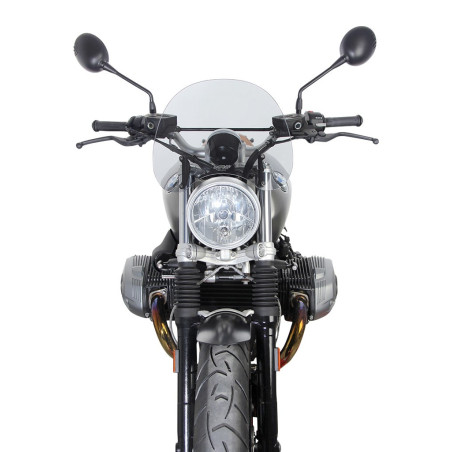 Szyba motocyklowa MRA BMW R NINE-T SCRAMBLER 1N12 -, forma NTM, przyciemniana