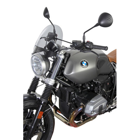 Szyba motocyklowa MRA BMW R NINE-T SCRAMBLER 1N12 -, forma NTM, przyciemniana
