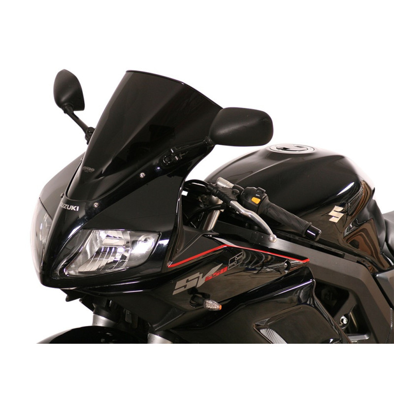Szyba motocyklowa MRA SUZUKI SV 650 S WVBY 2003-, forma R, czarna