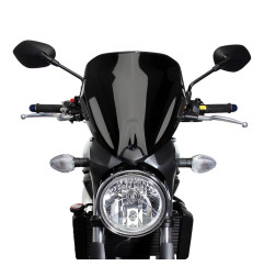 Szyba motocyklowa MRA SUZUKI SV 650 WCX0 / WCX1 2016-, forma NSN, czarna