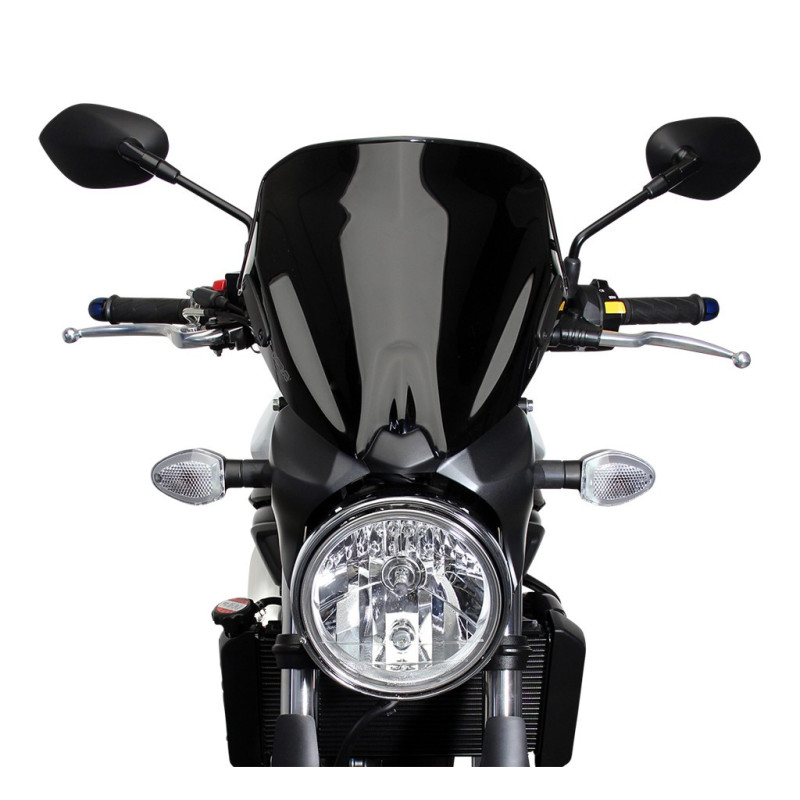 Szyba motocyklowa MRA SUZUKI SV 650 WCX0 / WCX1 2016-, forma NSN, czarna Szyba motocyklowa MRA SUZUKI SV 650 WCX0 / WCX1 2016-, forma NSN, czarna