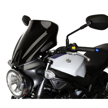 Szyba motocyklowa MRA SUZUKI SV 650 WCX0 / WCX1 2016-, forma NSN, czarna
