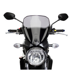 Szyba motocyklowa MRA SUZUKI SV 650 WCX0 / WCX1 2016-, forma NSN, czarna