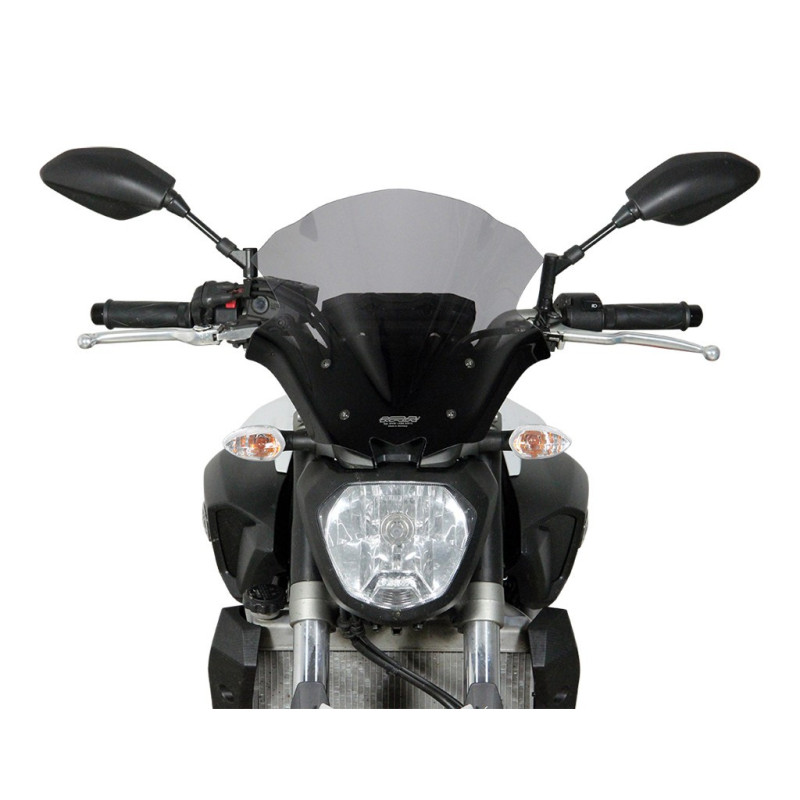 Szyba motocyklowa MRA YAMAHA MT-07 RM04 2014-2017, forma NRM, czarna