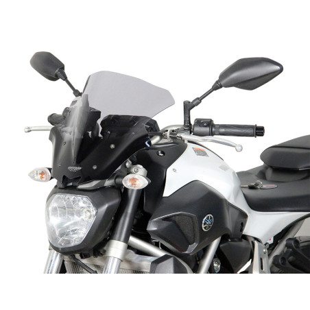 Szyba motocyklowa MRA YAMAHA MT-07 RM04 2014-2017, forma NRM, czarna