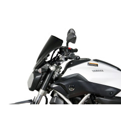 Szyba motocyklowa MRA YAMAHA MT-07 RM04 2014-2017, forma NRM, czarna