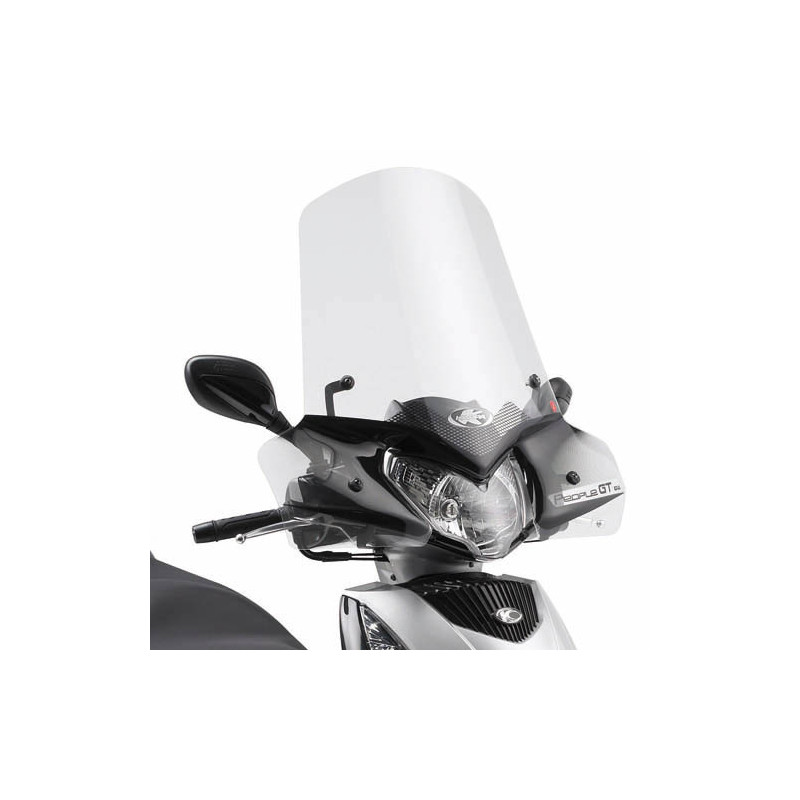 KAPPA SZYBA KYMCO People GTi 125/200/300 '10-'20 53 x 72 PRZEZROCZYSTA - POTRZEBNE MOCOWANIE A443AK