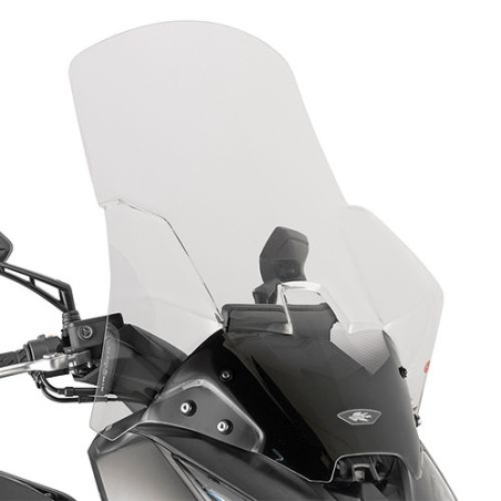 KAPPA SZYBA KYMCO DOWNTOWN 350 GT '24-'25 PRZEZROCZYSTA (78,5 X 59 CM) - POTRZEBNE MOCOWANIE D6126KIT