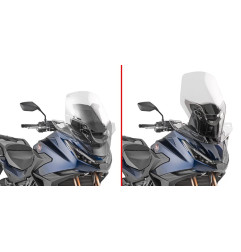 KAPPA SZYBA HONDA NT 1100 '25, 60 X 49 CM PRZEZROCZYSTA (11 CM WYŻSZA OD ORYGINALNEJ)