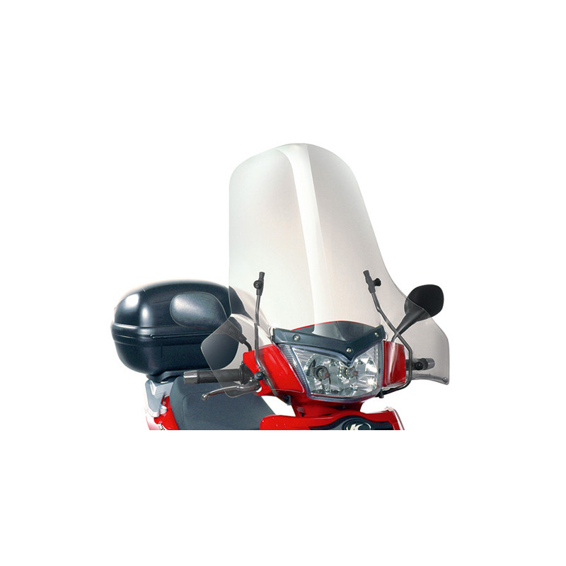 KAPPA SZYBA KYMCO PEOPLE S50/125/200 '05-'15 64 x 71 CM PRZEZROCZYSTA - POTRZEBNE MOCOWANIE 137AK