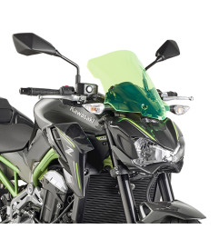 KAPPA SZYBA KAWASAKI Z 900 (17-18) 37 X 32 CM LIME Z PODŚWIETLANYMI KRAWĘDZIAMI Z MOCOWANIAMI