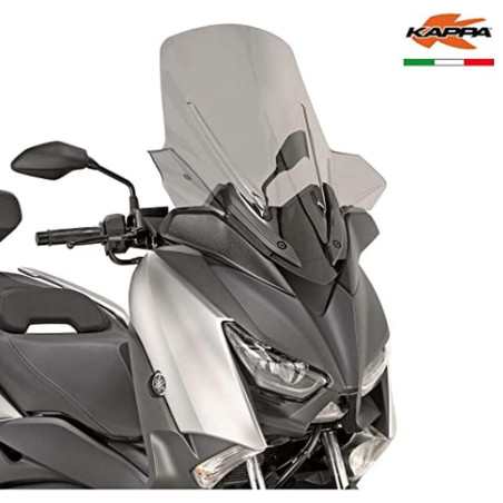 KAPPA SZYBA YAMAHA X-MAX 125 '18-'22, X-MAX 300 '17-'22, X-MAX 400 '18-'21 64,5 X 57,5 CM PRZYCIEMNIANA