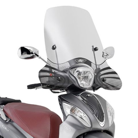 KAPPA SZYBA KYMCO PEOPLE ONE 125/150 '13-'25, 46 X 68 CM PRZEZROCZYSTA