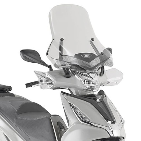 KAPPA SZYBA KYMCO AGILITY 300/350/ R16 '19-'25, 58 X 57 CM PRZEZROCZYSTA - POTRZEBNE MOCOWANIE D6114KITK