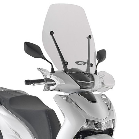 KAPPA SZYBA HONDA SH 125/150/350 '20-'25 54 X 49 CM PRZEZROCZYSTA