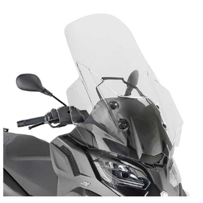 KAPPA SZYBA PIAGGIO MP3 HPE 400/400 SPORT/530 EXCLUSIVE '22-'25, 71,5 X 65 CM (WYS. X SZER.) PRZEZROCZYSTA