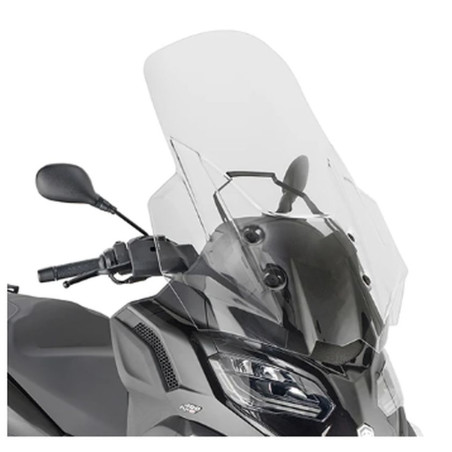 KAPPA SZYBA PIAGGIO MP3 HPE 400/400 SPORT/530 EXCLUSIVE '22-'25, 71,5 X 65 CM (WYS. X SZER.) PRZEZROCZYSTA