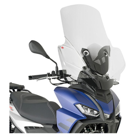 KAPPA SZYBA APRILIA SR 125/200 GT '22-'25 (74 X 61 CM) PRZEZROCZYSTA - POTRZEBNE MOCOWANIE D6711KITK